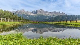 Berg idylle Zuid-Tirol van Sebastian Czech