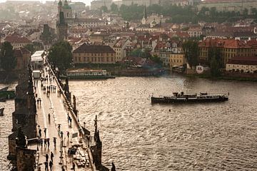 Malá Strana von der Karlsbrücke, Prag von Easycopters