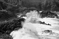 The spray on the rocks in the Atlantic | Brittany