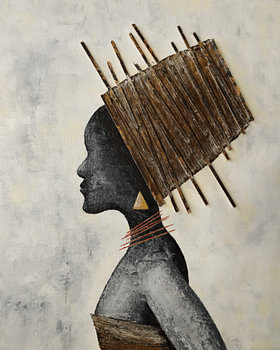 Dame au chapeau 2 de 2