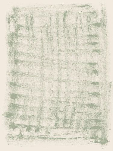 Abstract wabi-sabi patroon in salie op wit. Minimalistische kunst