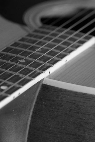 de rust van een gitaar