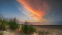 Zonsondergang Renesse strand