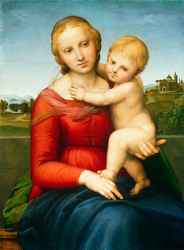 The Small Cowper Madonna, Rafaël