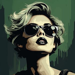 Portrait pop art