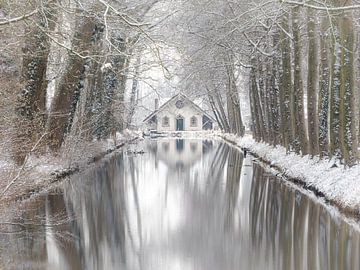 Perle dans la neige sur Angela Kraan