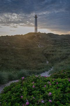 Lyngvig Fyr - De vuurtoren van Hvide Sande in Denemarken van Christian Möller Jork