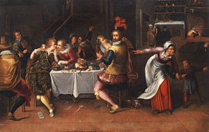 Party in the interior, after Frans Francken