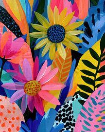 gemalte Blumen