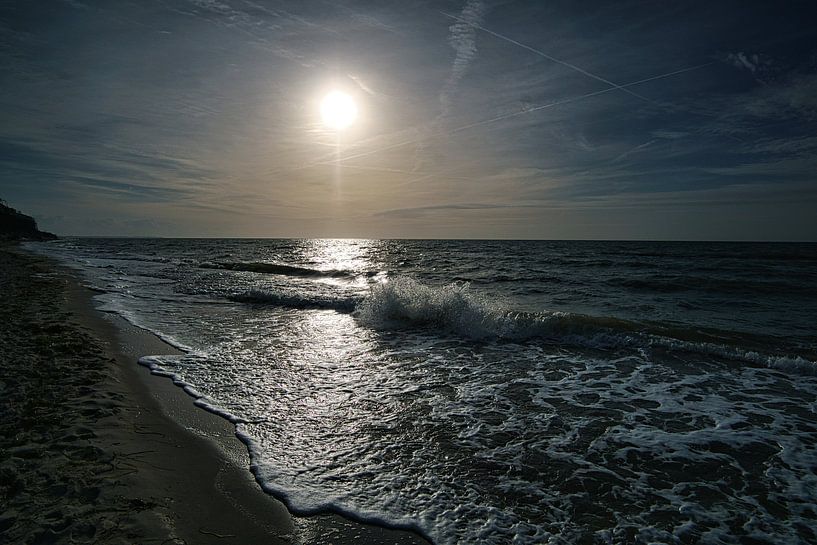 On the sandy beach of the Baltic Sea coast by Martin Köbsch