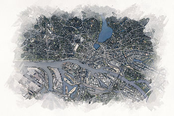 Carte de Hambourg