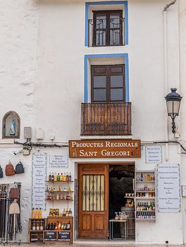 Guadalest shop with regional products by Captured Created by Cathleen