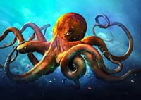 Oktopus Grafiken Hintergrundbilder