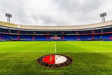 Dichtbij het gras van de Kuip | Feyenoord Rotterdam van Tux Photography