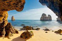 Rocky coast of the Algarve