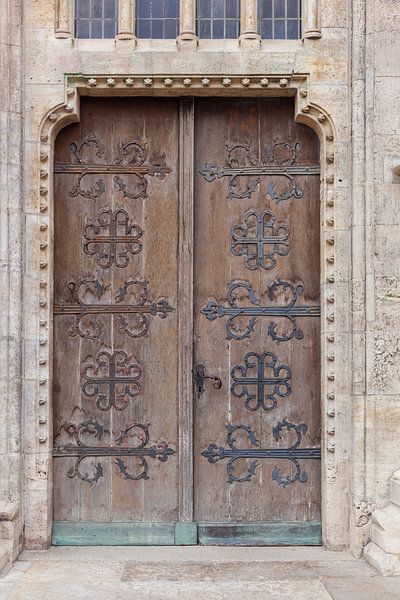 portail de la cathédrale, cathédrale, vieille ville, Halberstadt, Harz par Torsten Krüger