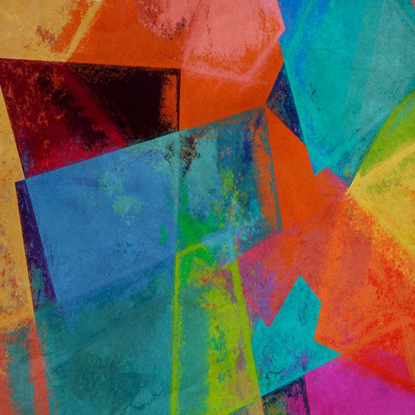 Rectangles colorés 2 par Angel Estevez