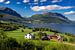 Uitzicht over Vangsmjøsa meer, Noorwegen van Adelheid Smitt
