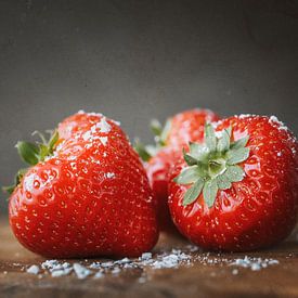 fraises, beaux-arts sur Kristof Ven