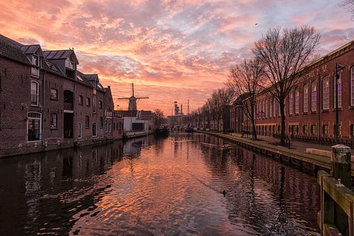 Paysage urbain tôt le matin