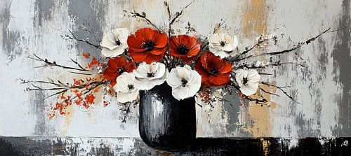 Flower painting 44.7343 by ARTEO Paintings