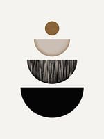 Moderne kunst - Black and Gold 3