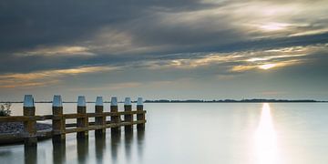 Zicht op Monnikendam van Menno Schaefer