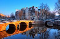 Keizersgracht brug reflectie  von Dennis van de Water Miniaturansicht