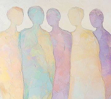 Figuren Abstract van Kunst Kriebels