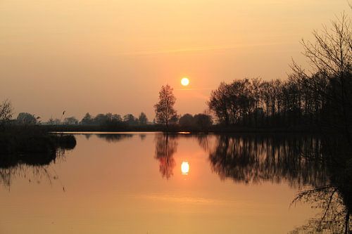 Zonsondergang Earnewald