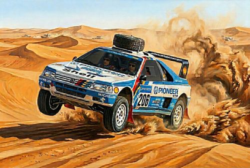 Ickx en Tarin - Rally Parijs-Dakar
