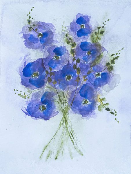Aquarel part 34 van Tania Perneel