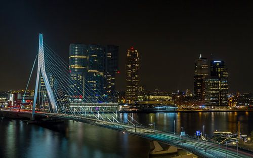 La ligne d'horizon de Rotterdam pont Erasmus