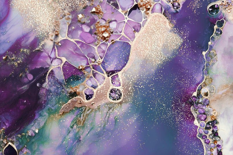 Amethist Diamant Goud van Monika Strigel