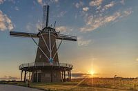 Zonsondergang bij Hollandsche Molen in Neede