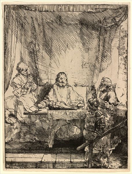 Rembrandt van Rijn, Christus in Emmaus von Rembrandt van Rijn