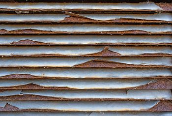 Verrostetes Lüftungsgitter