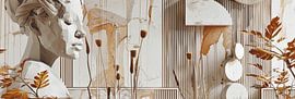Panorama out of the box 3d and white beige