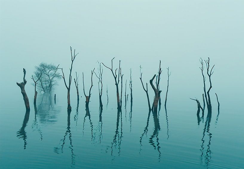 Herbstspiegelungen von fernlichtsicht