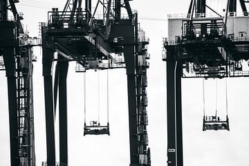 "Port of Antwerp" | Haven | Zwart-wit| Hoog contrast | Industrieel van Jeroen Rosseels