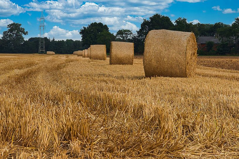 Straw bales by Christian Harms