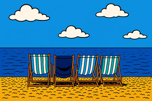 Strandpauze – Lijnen in het licht