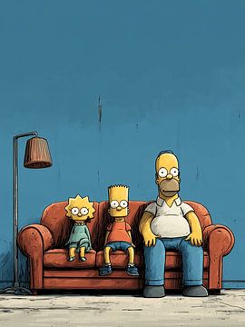 Familienzeit auf der Couch von Giandra Safaraz