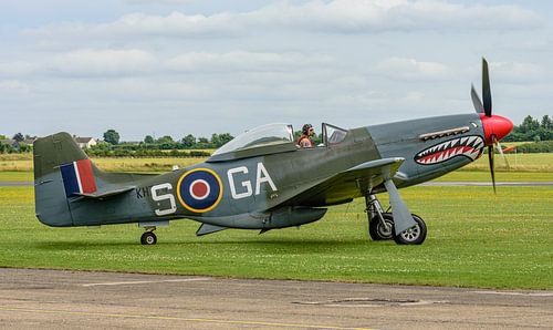 North American P-51D met de bijnaam "The Shark".