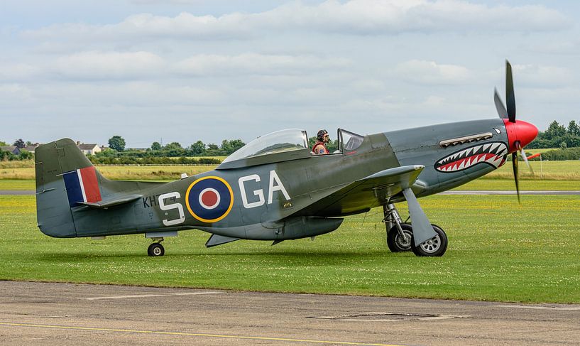 North American P-51D nicknamed &quot;The Shark&quot;. by Jaap van den Berg