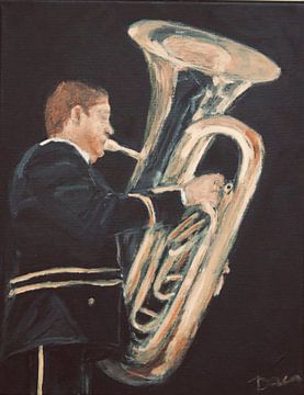 Mestreechse tuba van Mieke Daenen