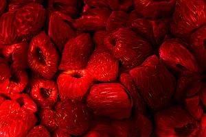 Himbeeren und eine Störung von Raum und Zeit