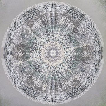Kaleidoscoop in grijstinten van Rietje Bulthuis