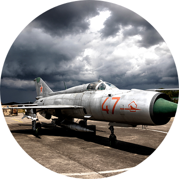 Straaljager MiG 21 van Mario Verkerk