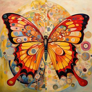Papillon abstrait